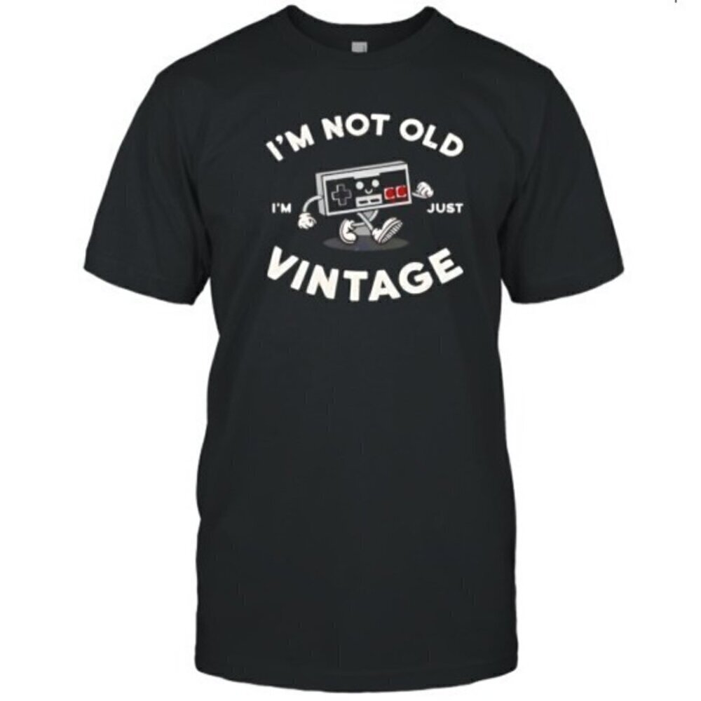 Nintendo Controller Im Not Old Retro Gamer Graphic Funny Gift Art Unisex T-Shirt